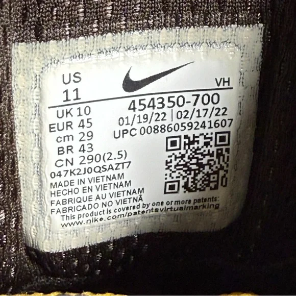 New Nike Manoa Leather Boots Men’s Size 11 Water Resistant Haystack 454350-700 - Picture 13 of 13